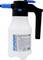 A white Kunzer foam spray bottle with a 1.5-liter capacity, blue nozzle, black handle, and label detailing usage instructions.