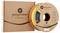 3D printing filament by Polymaker, in brown packaging and bright yellow spool, labeled 'PolyMaker 3D Printing Filament'.