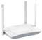 A white Wi-Fi router with four antennas, LED status indicators, and 'D-Link' branding, designed for enhancing wireless internet connectivity.