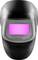 A welding helmet with a pink-tinted protective lens, designed for safety during metal welding tasks.
