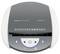 The image shows the top view of a paper shredder labeled 'IQ OptiMax Home Office 225 P5' and 'Security DIN P5', featuring various shredder control symbols.