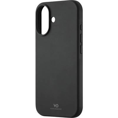 A black phone case with a smooth finish, designed for a dual-camera phone. Features precise cutouts for buttons and lenses.