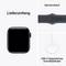Contents of the smartwatch: black sports strap and USB-C magnetic quick-charging cable.