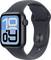Smartwatch with black band displaying '10:09' on a blue and black digital screen.
