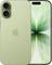 A green smartphone featuring two rear cameras and a sleek design, displayed from both front and back. The screen shows a green flower pattern.