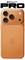 Back view of an orange iPhone 17 Pro featuring three large cameras and logo, with 'iPhone 17 Pro' text above.