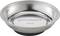 A round, silver magnetic dish with 'STAHLWILLE 650 MS' engraved inside, used for holding metal parts securely.