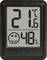 Digital display showing temperature '21.6°C', a smiley face icon, and humidity level '48%'.