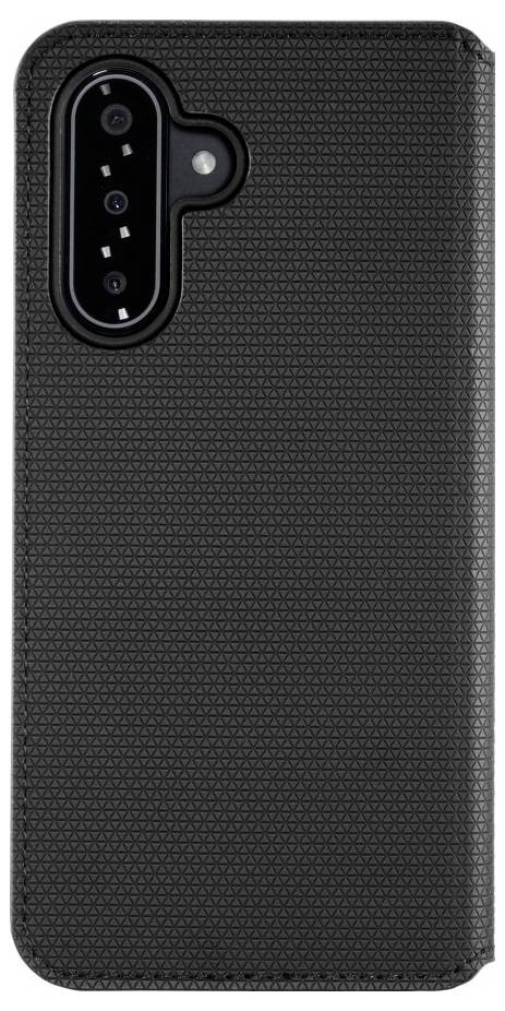Black textured smartphone case with camera cutout on the upper left corner.