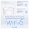 'Game-Changer: Wi-Fi 6 Mesh' system shows a router with text highlighting 'LTE-Advanced Cat 6', 'Real-Time Cyber Security Protection', and 'Superior Mesh WiFi, Everywhere'.