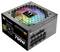 'Thermaltake Germanium Pro 750W power supply unit with RGB lighting and multiple power connectors, featuring 80 Plus Gold efficiency.'