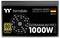 'Germanium Pro 1000W RGB' power supply with 80 Plus Gold certification, designed in Germany, by Thermaltake, ATX 3.1.