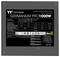 'Germanium Pro 1000W PSU label: AC input 100-240V, DC output 12V, 5V, 3.3V. Max output current: 83.3A, 25A, 20A. Total power 1000W.'