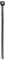 A black cable tie with the brand name 'Ty-Rap' and patent number inscribed, used for bundling wires or objects.