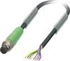 Phoenix Contact 1404179 Sensor/actuator cable M8 Socket 10 m No. of pins (RJ): 8 1 pc(s) Piece