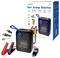 'Car Jump Starter' by LogiLink for 12V vehicles. Features QC 18W power bank, 150 PSI air pump, LED flashlight. Includes cables and nozzles.