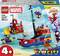 'Lego Marvel 11208 Team Spidey Pirate Ship' box featuring Spidey, Ghost-Spider, and Green Goblin minifigures with a colorful pirate ship.