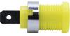 Mueller Electric BU-31610-4 Jack socket Socket Pin diameter: 6.4 mm Yellow 1 pc(s) Piece
