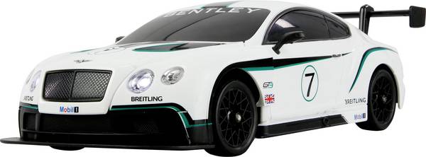 Amewi  Bentley GT3 Continental Drift Car White Brushed 1:18 RC model car Electric Drift 4WD RtR 2,4 GHz Incl. battery and charging cable, Incl. light effects