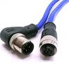 Mueller Electric C4BC81M005 Sensor/actuator connector M12 Plug, right angle, Socket, straight 5 m No. of pins (RJ): 4 1 pc(s)