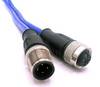 Mueller Electric C4AC81M010 Sensor/actuator connector M12 Plug, straight, Socket, straight 10 m No. of pins (RJ): 4 1 pc(s)