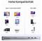 'Hohe Kompatibilität' infographic showing Type-C ports compatible with Mac, Laptop, Phone, Tablet, Switch, Mini PC and Mini-HDMI with PC, Xbox, PS4/5.