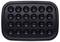 A black baking tray featuring twenty spherical molds, suitable for making cake pops or similar round treats.