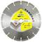 Diamond blade with labeled segments for cutting masonry. Includes specs: 'DT300 U', 230x22.23 mm, 6600 r/min, 80 m/s, universal use.