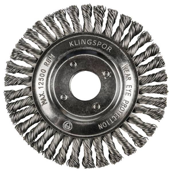 Klingspor BRP 600 Z pipeline brush straight row number of rows 1, 125 x 6 x 22.23 mm 0.5 stainless steel BRP 600 Z 363992 1 pc(s)