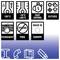 Icons indicating: max temperature 100°C, range -18°C to +66°C, fast drying, outdoor use, permanent, xylene-free, made in Europe.