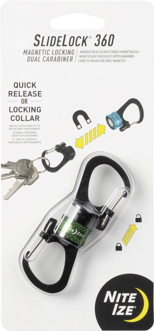 NITE Ize Magnetic keyring NI-MSBL-08-R7  Black, Olive 1 pc(s)