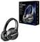 A wireless gaming headset next to its packaging. The box reads 'LogiLink Thunder Blue,' highlighting features like Bluetooth and LED lighting.