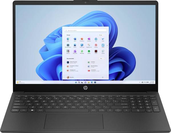 HP Laptop HP 15-fd0216ng Jet Black 39.6 cm (15.6 inch) Full HD Intel® N N100 4 GB RAM 128 GB SSD German, QWERTZ Intel Jet black BN5Q0EA#ABD