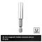 'Magnetic bit holder with 60 mm length for secure bit grip' display. Silvery bit holder, magnetic function, on white background.