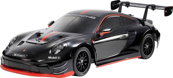 Tamiya TT-02 On-Road RC Autos Porsche 911 GT3R (992) Lac.TT-02 Black 1:10 RC model car Electric 4WD 2,4 GHz Pre-painted