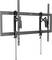 Wall-mounted TV bracket with adjustable arms and vertical support bars. Designed for securing a flat-screen television to a wall.