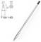 Soldering iron tip, model T130-1.6D; diagram shows dimensions: 1.6mm diameter, 10mm length, 0.8mm tip width.