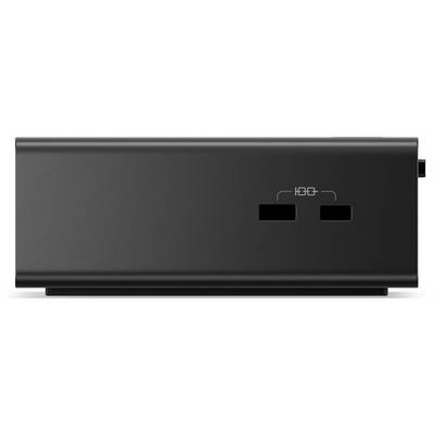 A black electronic device with a sleek front panel, featuring a digital display showing '188' above two rectangular openings.