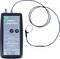 Rogowski current waveform transducer with coiled sensor and control panel. Features include 'LOW BATTERY' indicator and cautionary text.
