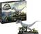 'Jurassic World 3D Puzzle' box showing the assembled Blue velociraptor model, measuring 38.8 cm, for ages 10 and up.