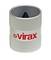 Gray cylindrical Virax tool with a hollow center and black cone insert, shown on a white background.