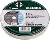 Metabo 616398000 Cutting disc 115 mm 10 pc(s) Stainless steel (non-corrosive)
