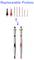'Replaceable Probes' shows a set of black and red probes alongside various interchangeable tips, demonstrating their versatility.