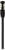 A close-up image of a black Ethernet cable with a visible RJ45 connector.