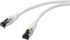 Renkforce RF-7106488 RJ45 Networks Patch cable CAT 8.1 S/FTP 0.50 m White 1 pc(s)