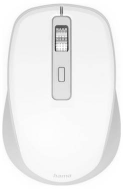 Hama WM-450 Mouse Wireless Optical White 7 Buttons 1600 dpi Mouse buttons, Built-in scroll wheel