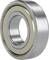 'A metal ball bearing with a smooth, cylindrical design, featuring inner and outer rings. Commonly used in machinery for smooth movement.'