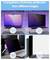 'Comparison of privacy protection from different angles': Four images showing a laptop screen from angles 0° (clear view), 15°, 30°, and 85° (nearly opaque), demonstrating various levels of screen visibility.