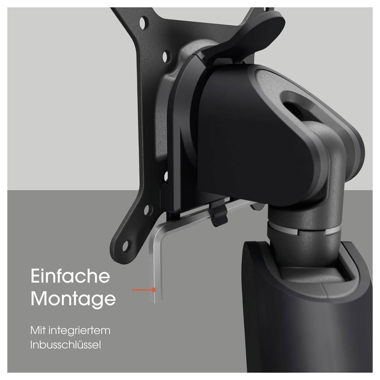 Vogel's Monitor desk mount MOMO 2117 1 Display(s) 25,4 cm (10") - 109,2 cm (43") Black Tiltable, Rotatable, Height-adjus-7