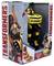 'Transformers' toy box showing a yellow and black robot named Bumblebee in vehicle mode, with packaging featuring brand and character details.